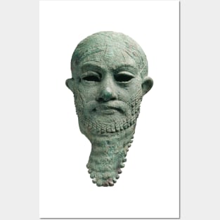 Akkadian Head (MET Museum) Posters and Art